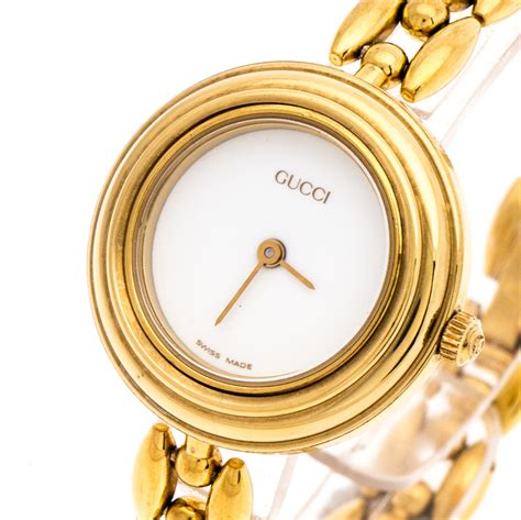 vintage gucci watch with interchangeable bezels|vintage gucci watch women's interchangeable.